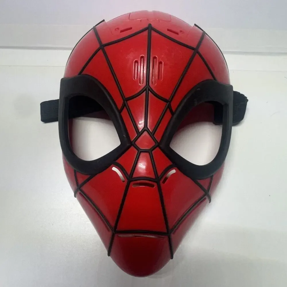 Spider-Man Muscle Costume W/ hard Sound Mask Kids/Youth Size 8 Cosplay